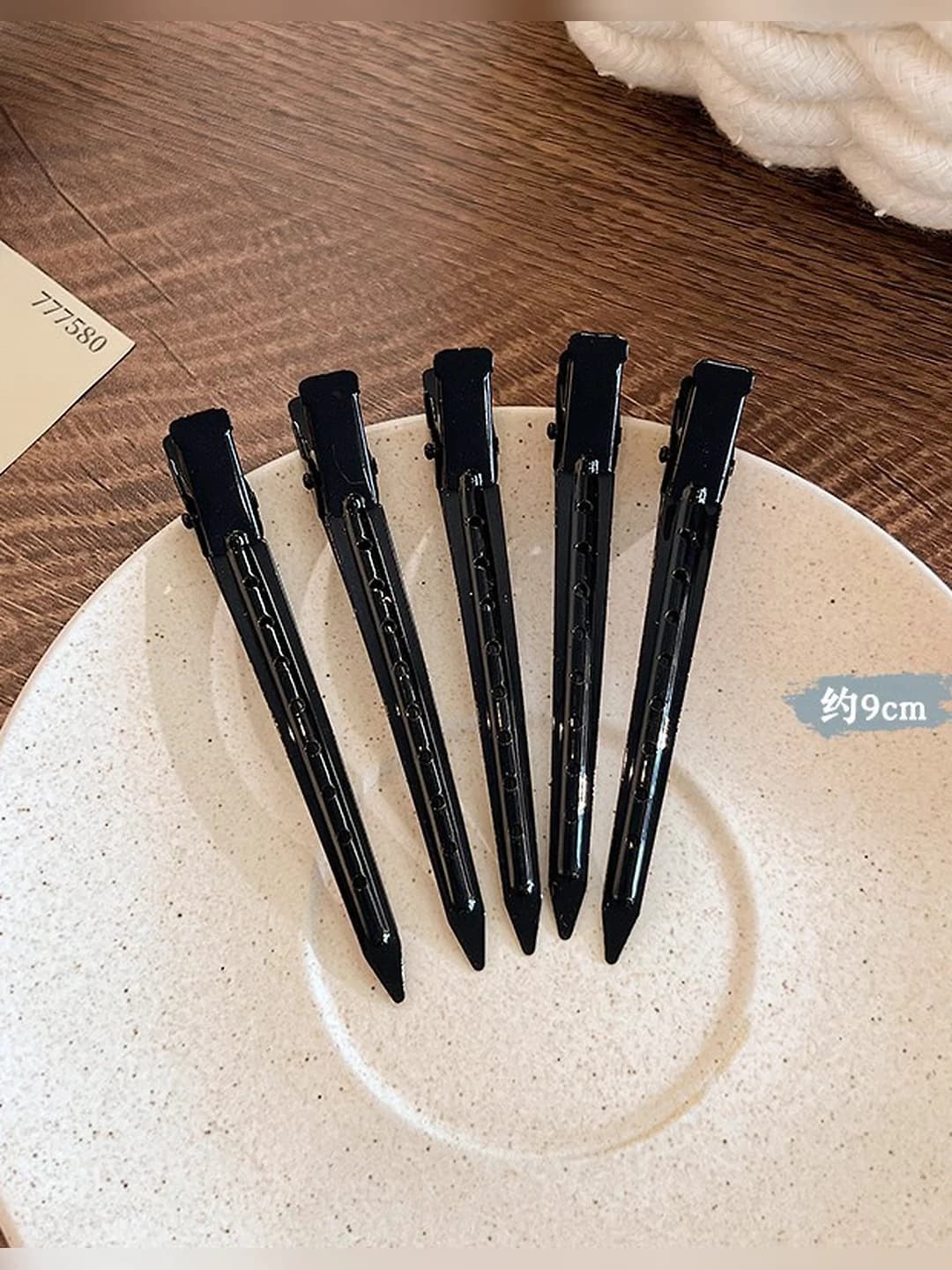 Black long, 5 pcs