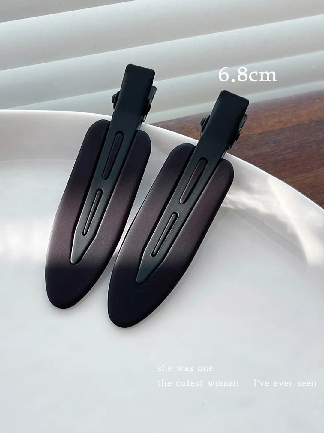 Qora, 1 dona, ~6.5 sm