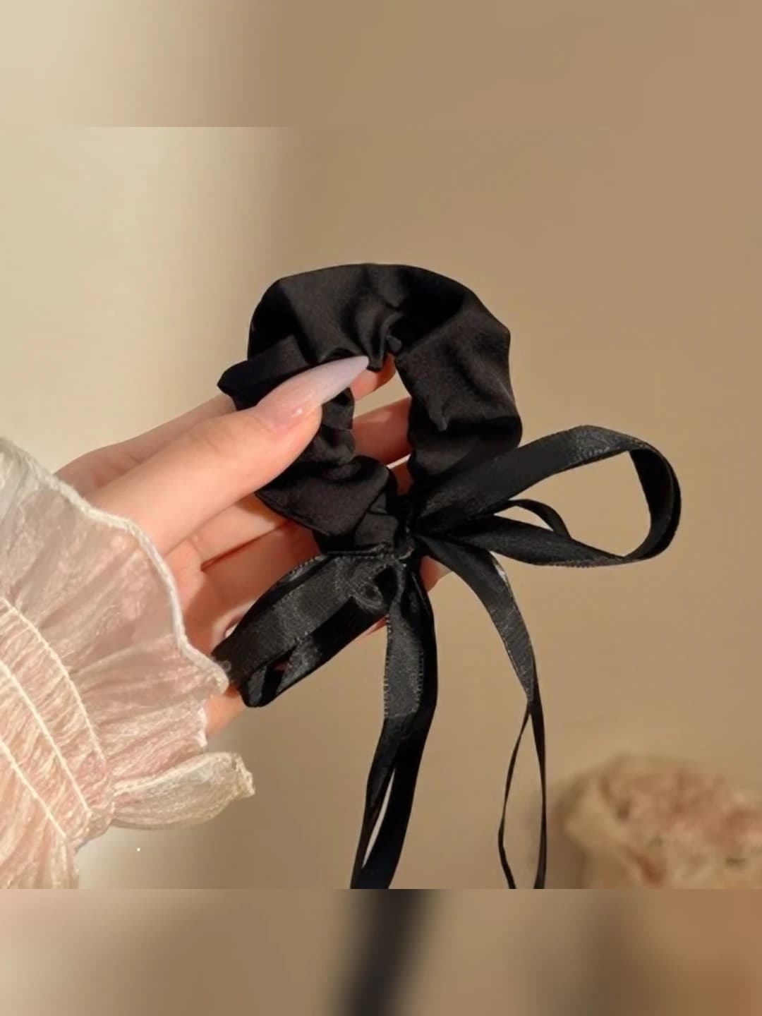 9# Black with ribbon