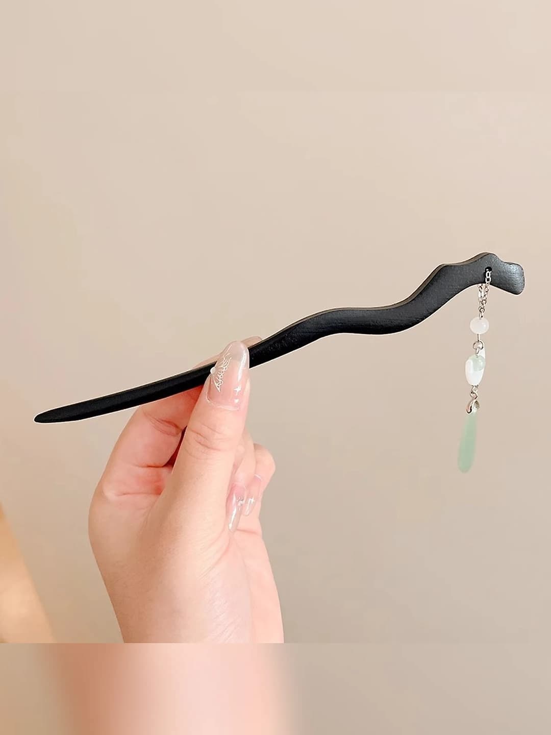 57# Black moon pendant
