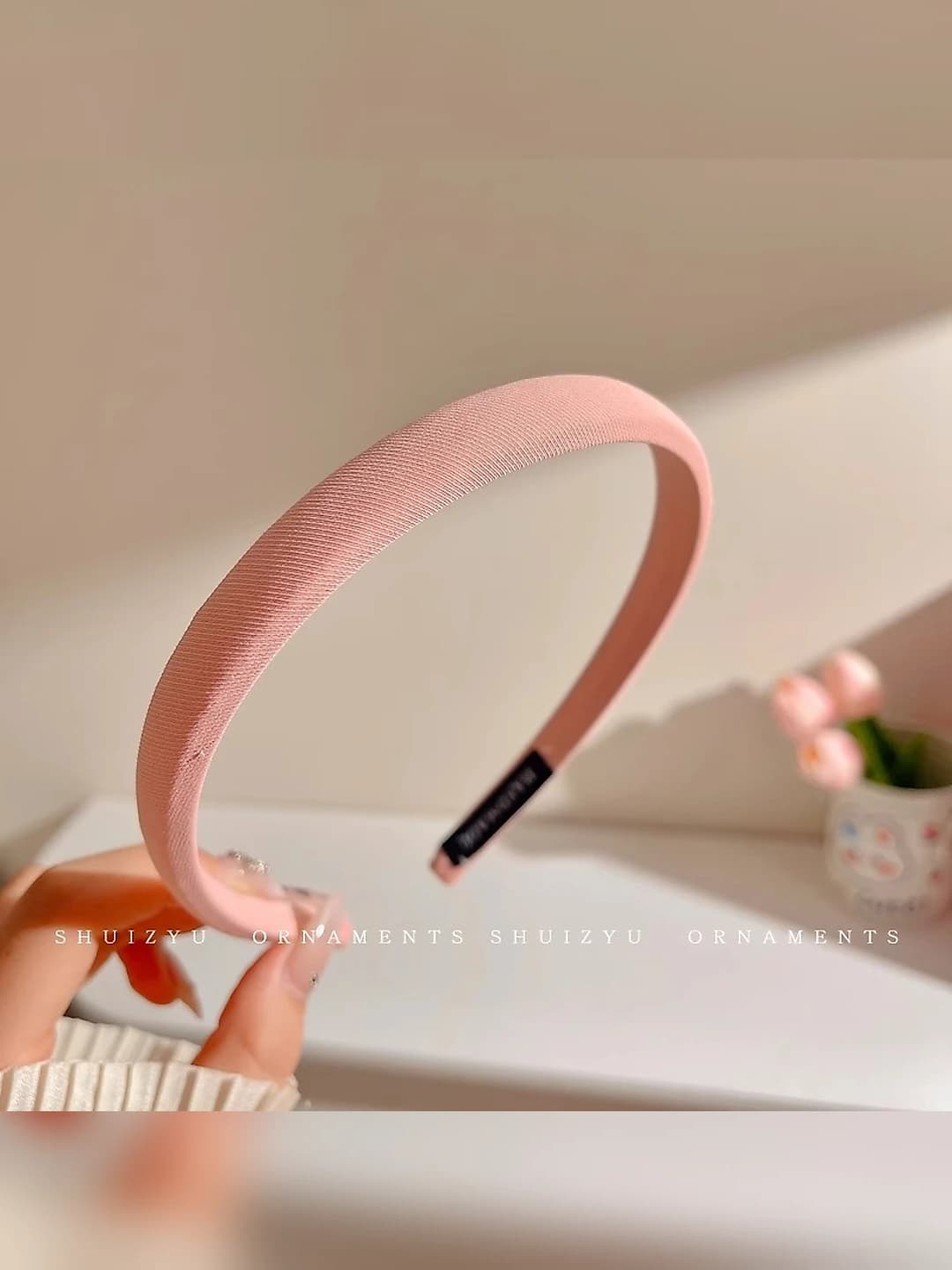 22# Pink thin headband