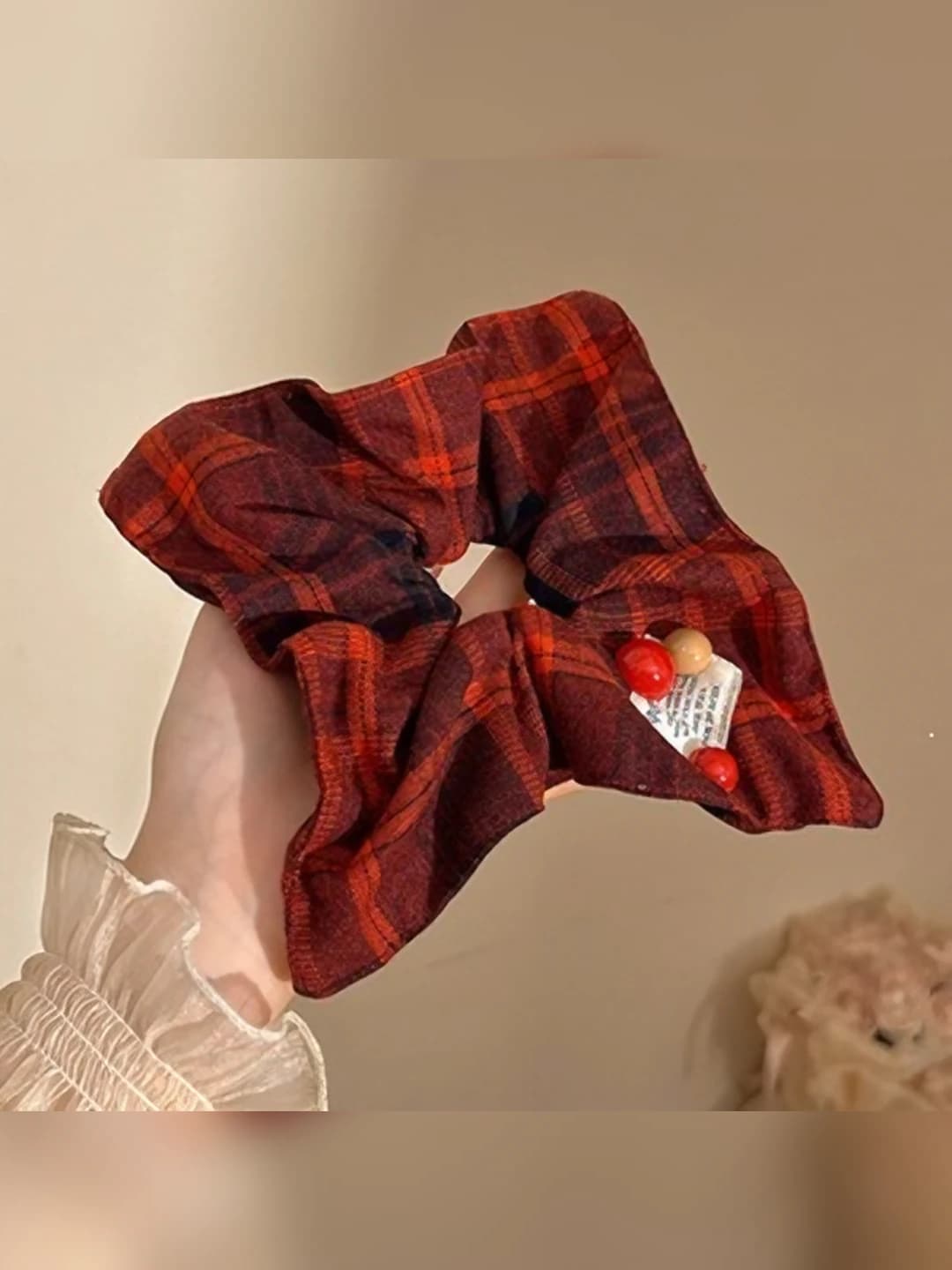 3# Red plaid
