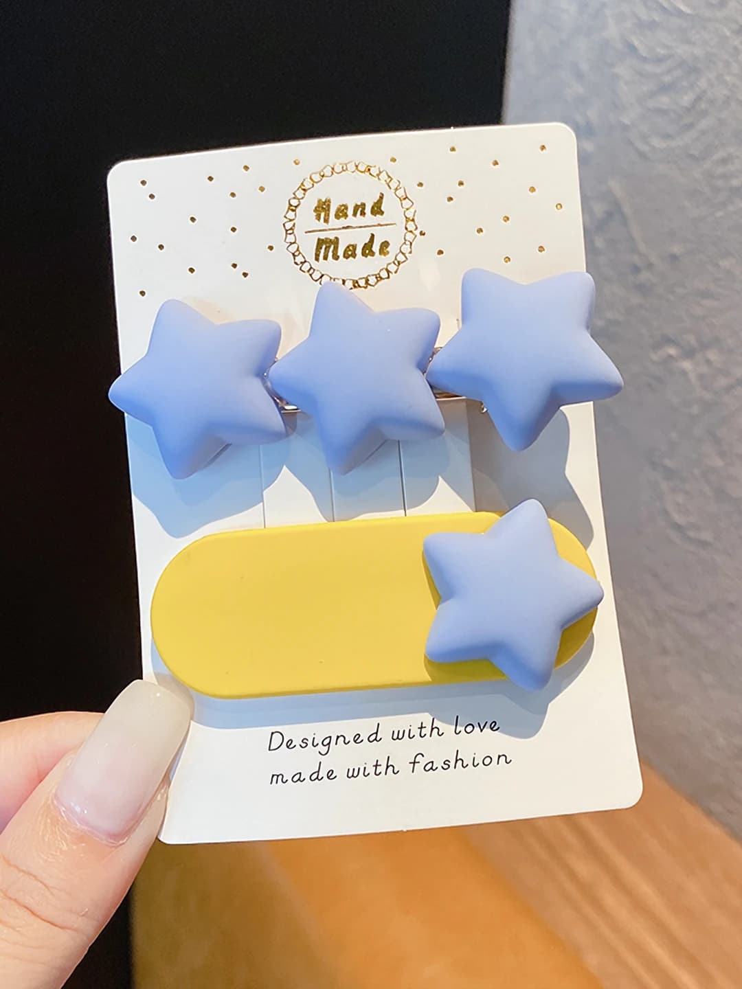 9# Blue star 6cm