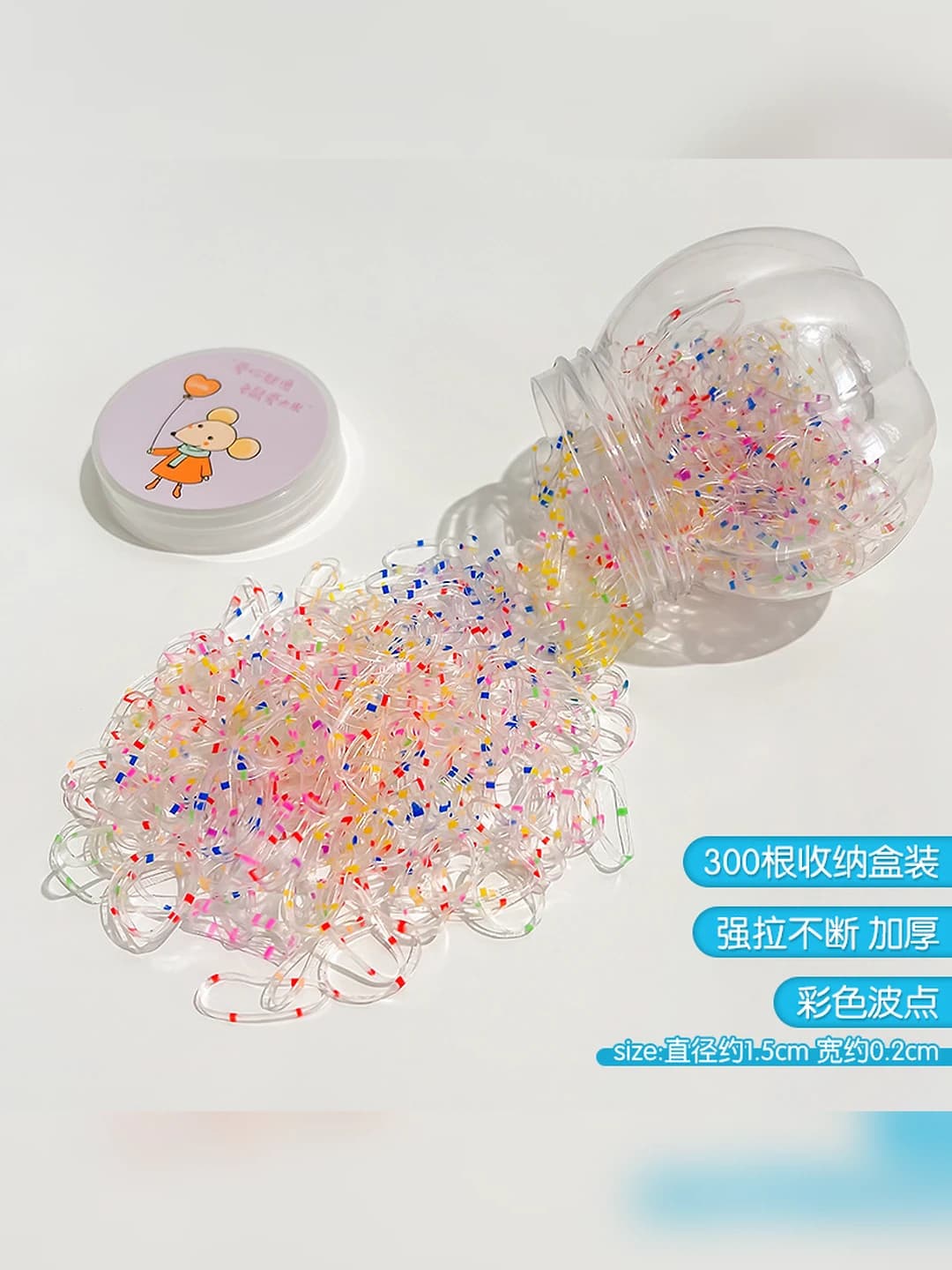 Multicolour polka dots 300 pcs
