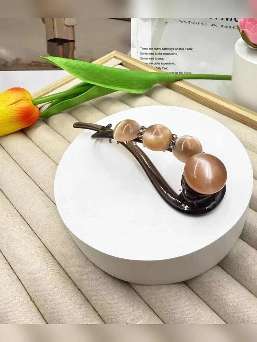 Coffee hair clip