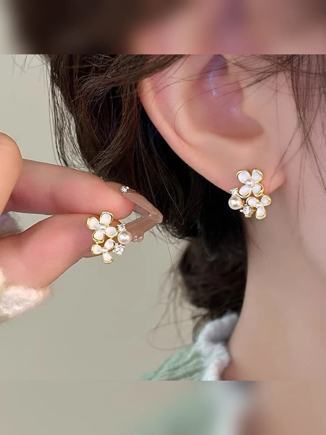 Pearl flower - Gold