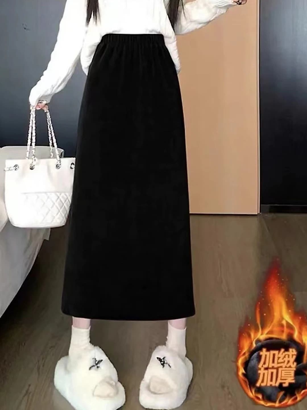 Чёрный, утеплённый