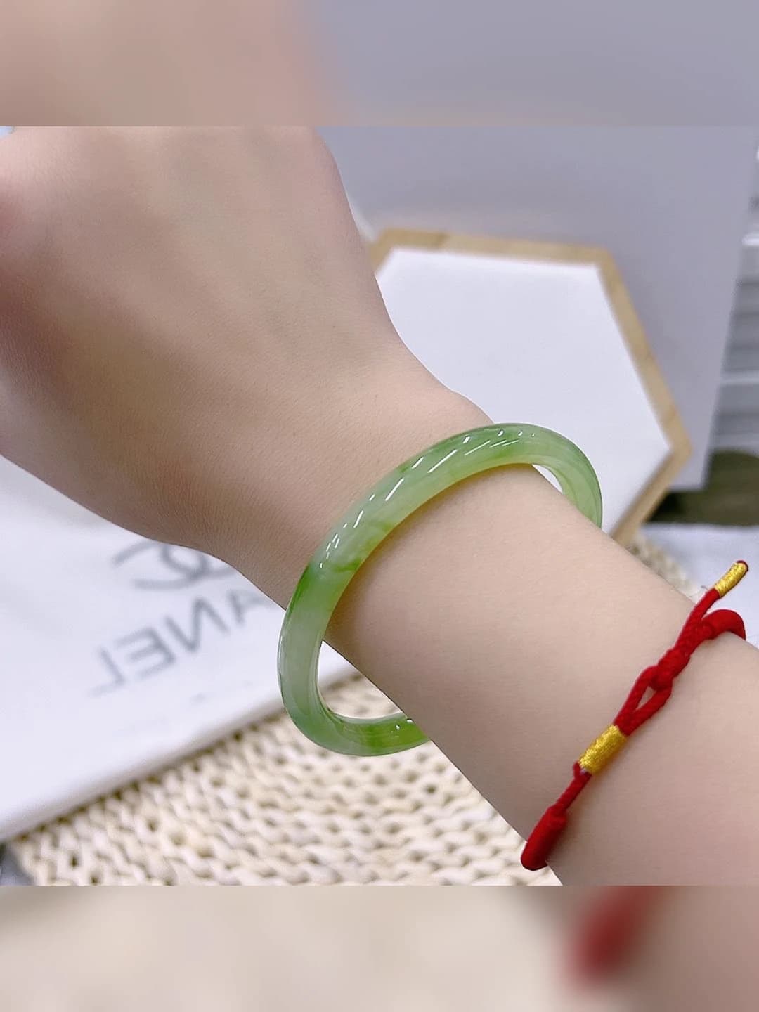 Kengligi 8mm, Yashil choy, 1 dona