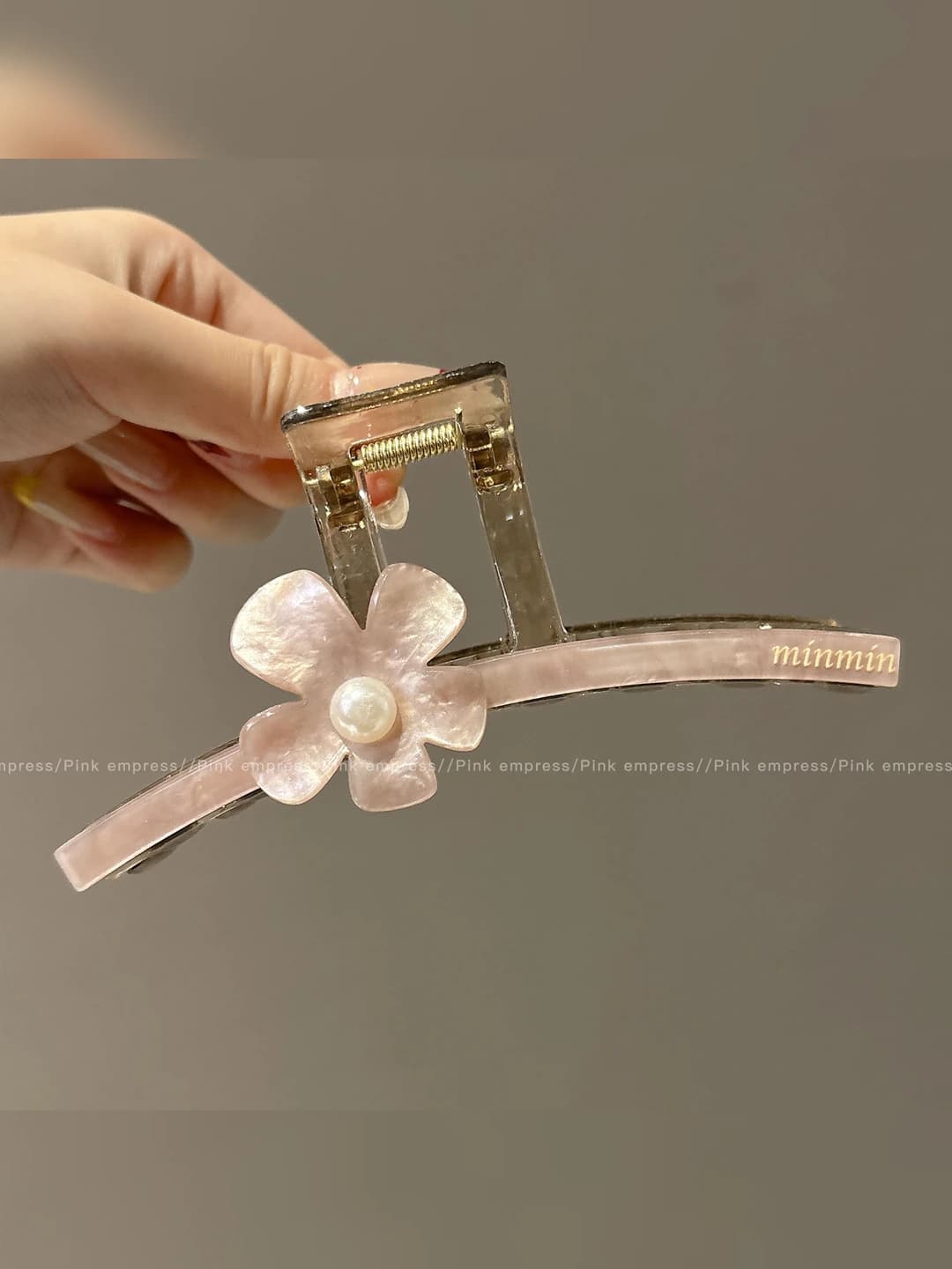 1# Pink flowers, single-sided, 12.5 cm