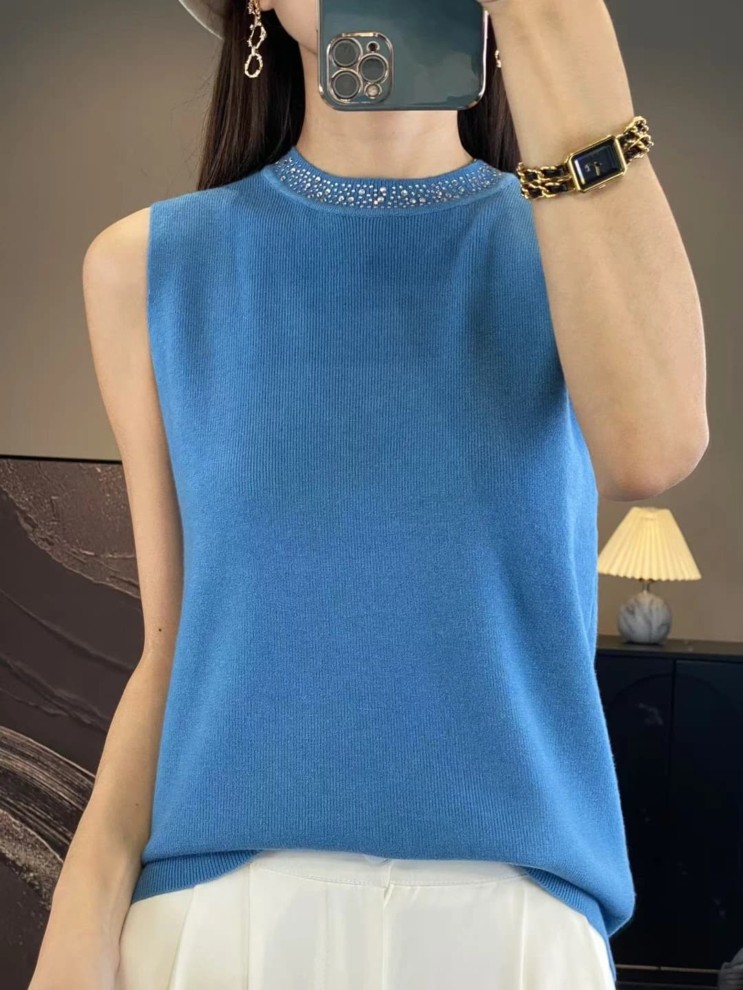 Hazy blue