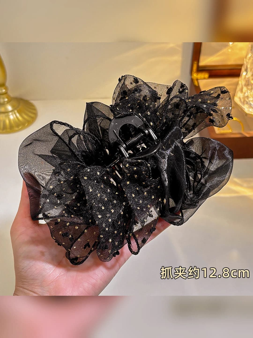 15# Black, patchwork, bubble, 12.5 cm