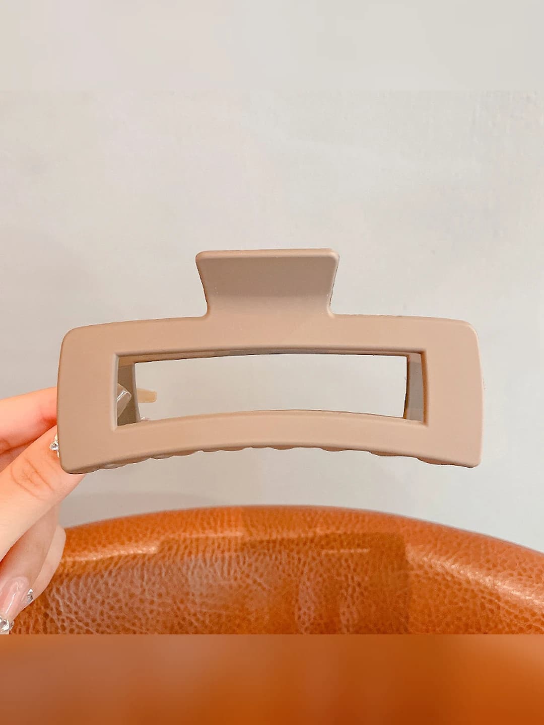 103# Extra large coffee square clip [13 cm]