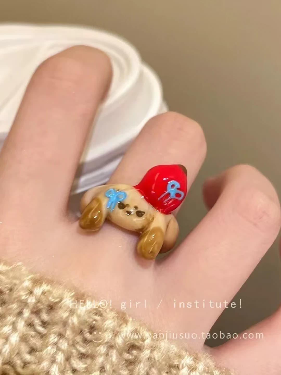 Bow new Apple dog ring
