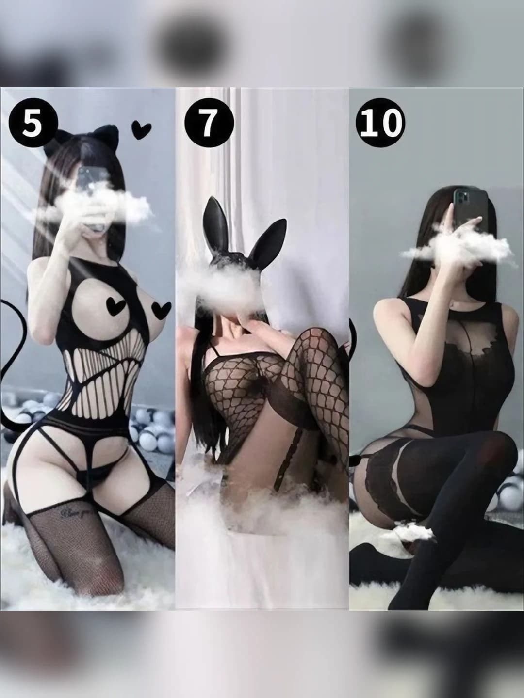 3 pcs 5+7+10