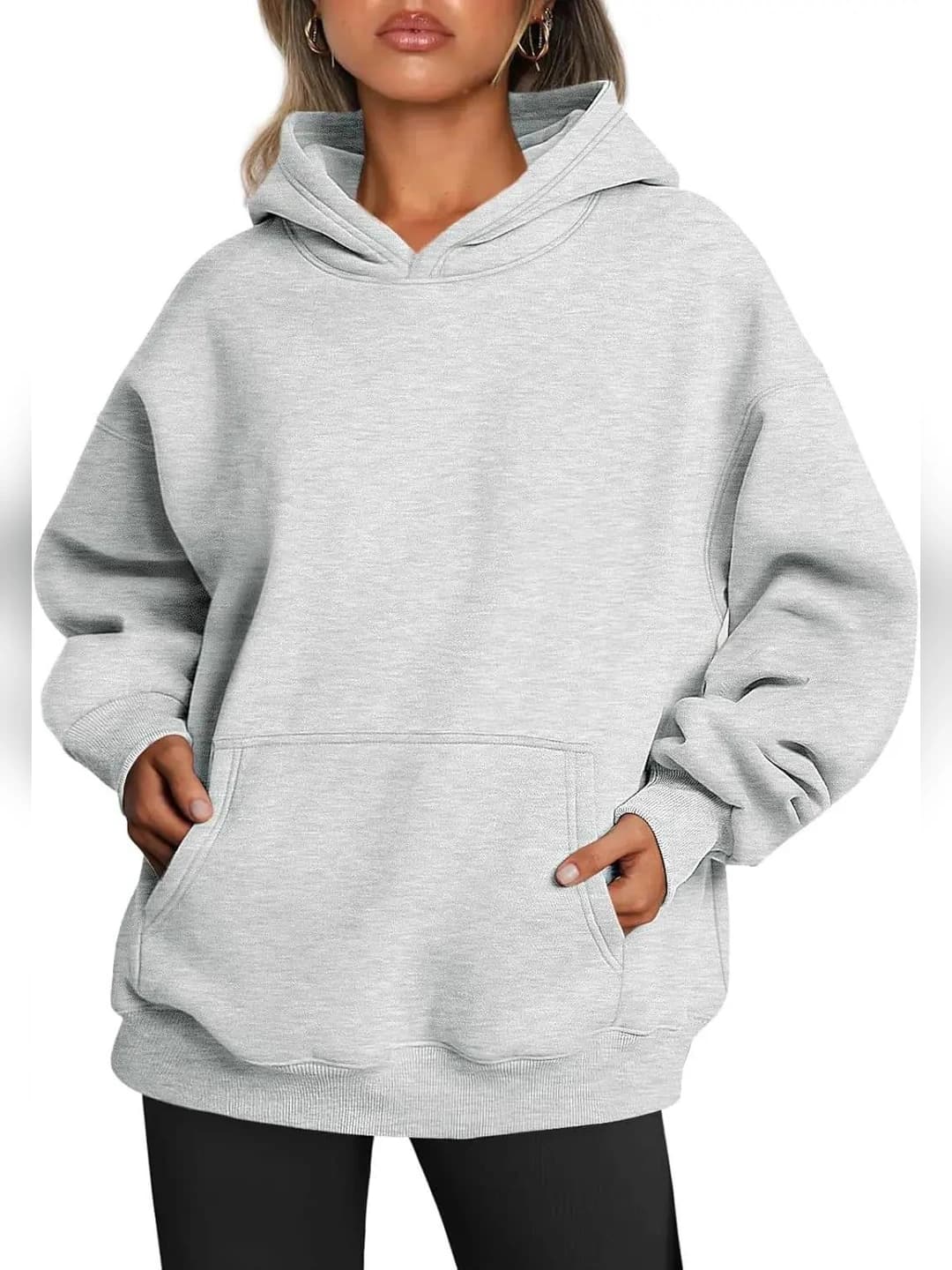 Light grey drop shoulder sleeve