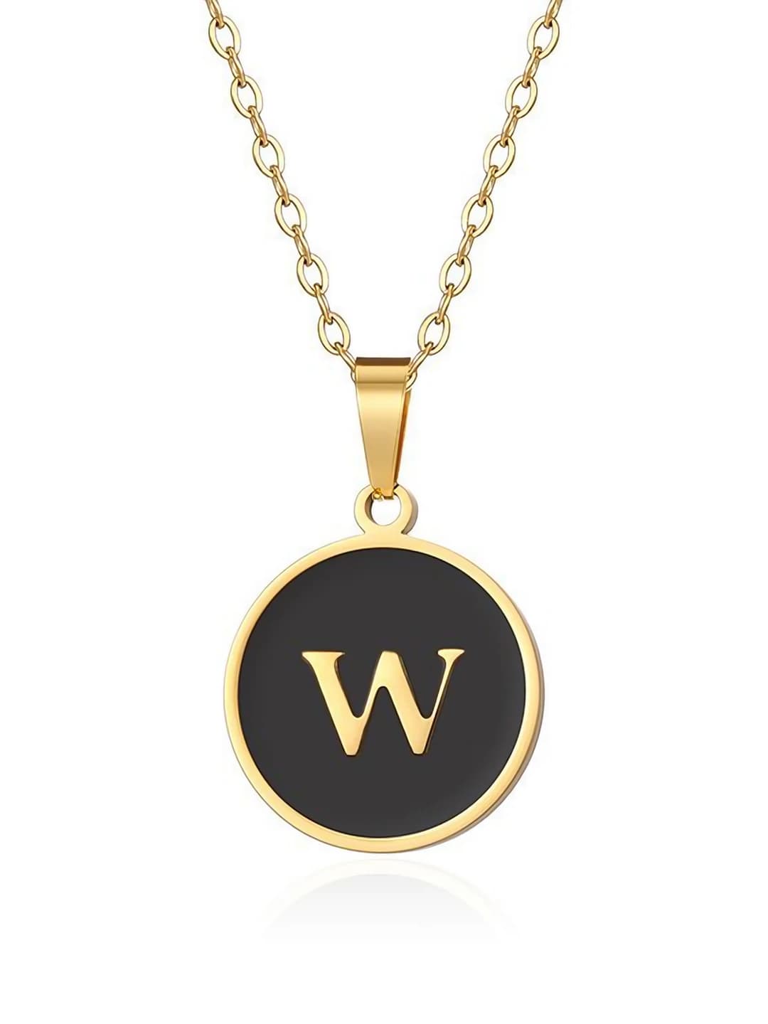 Gold letter - W