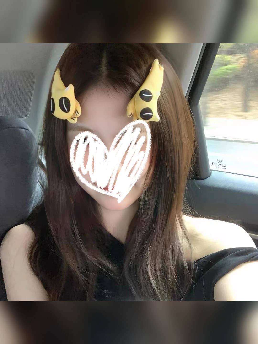 Women's Korean style handmade fabric cute cat-shaped hair clip