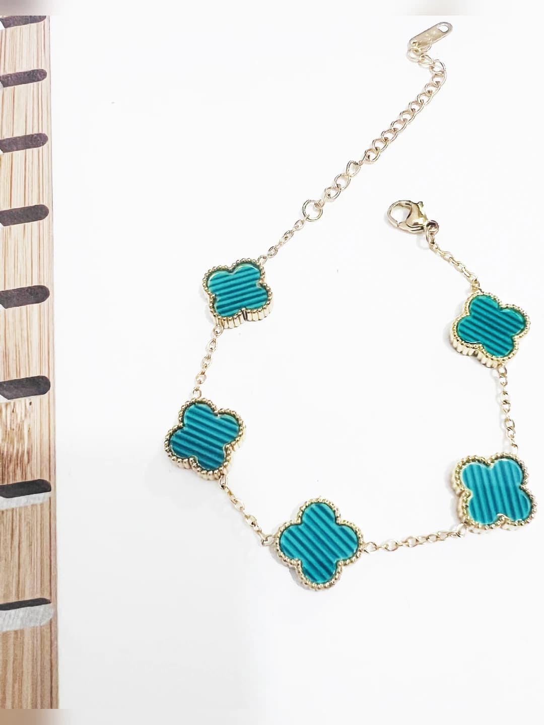 6655-Gold Double-sided Green