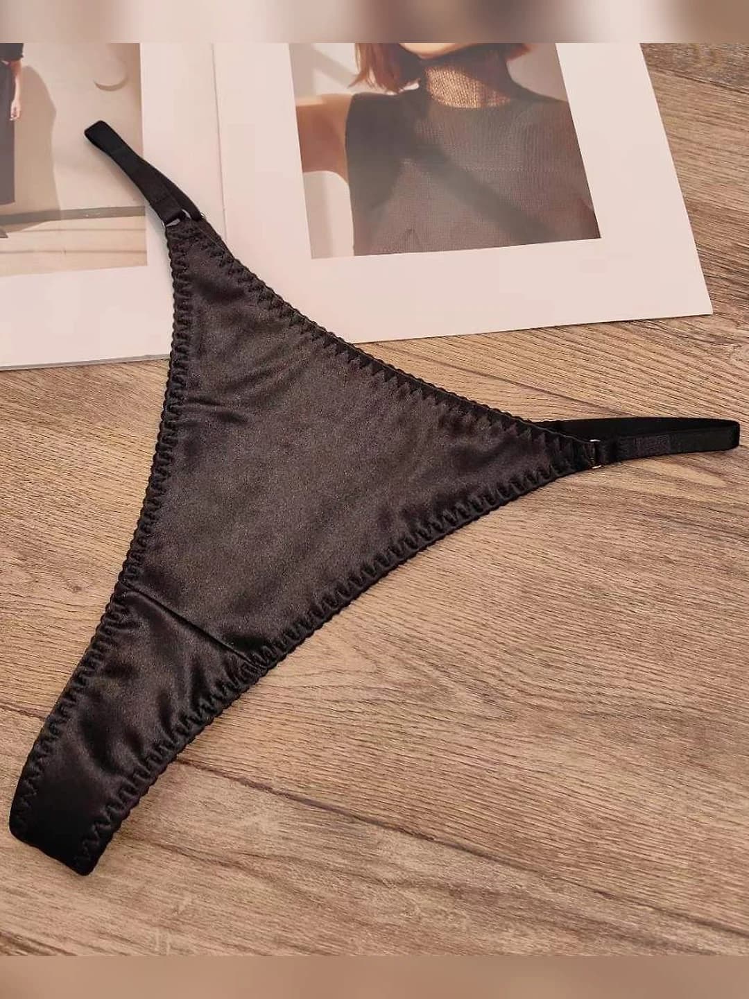 Black thong