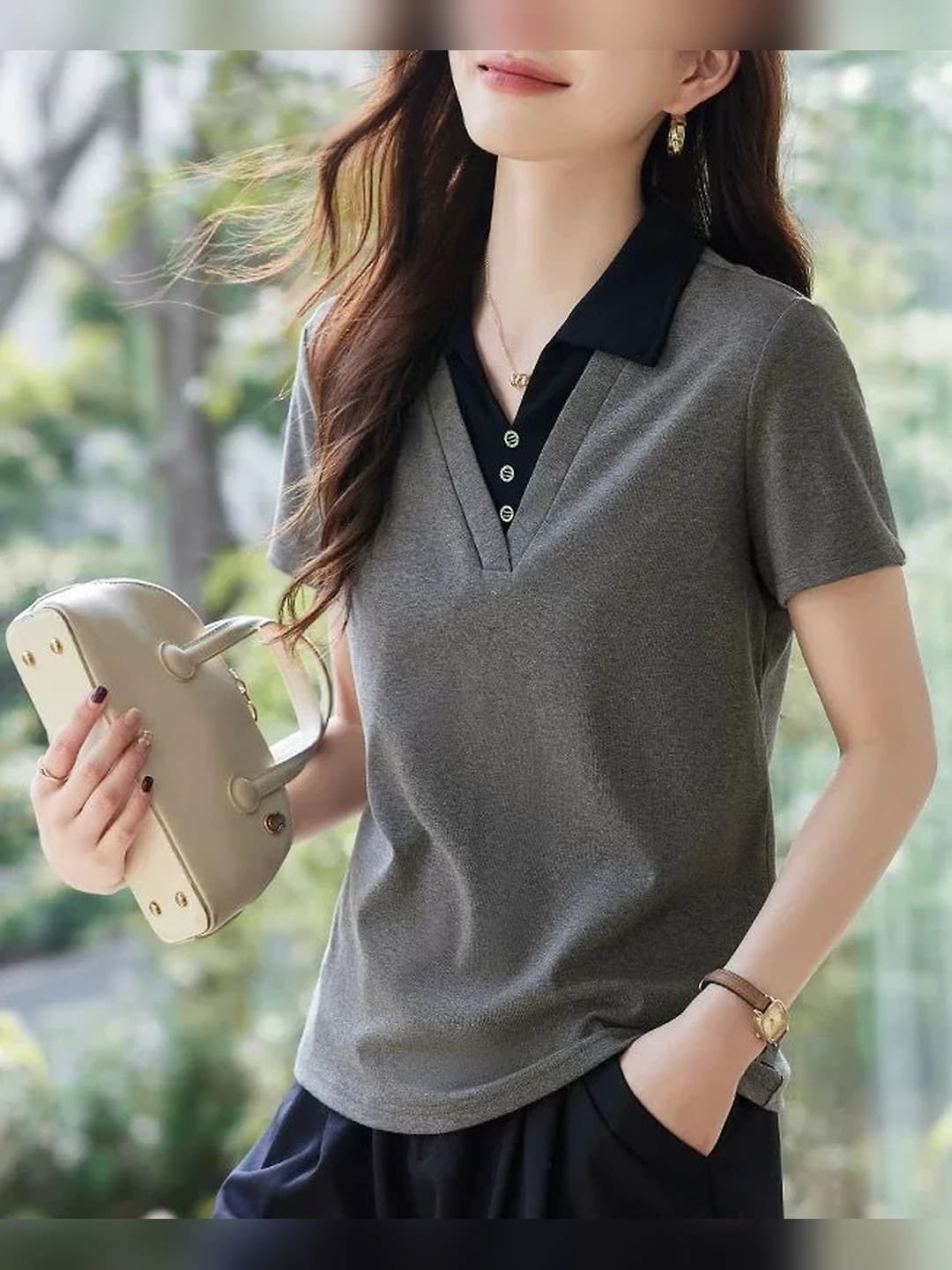 Gray and black