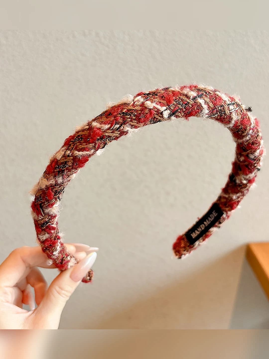 Кофейный в полоску ободок 1.5cm