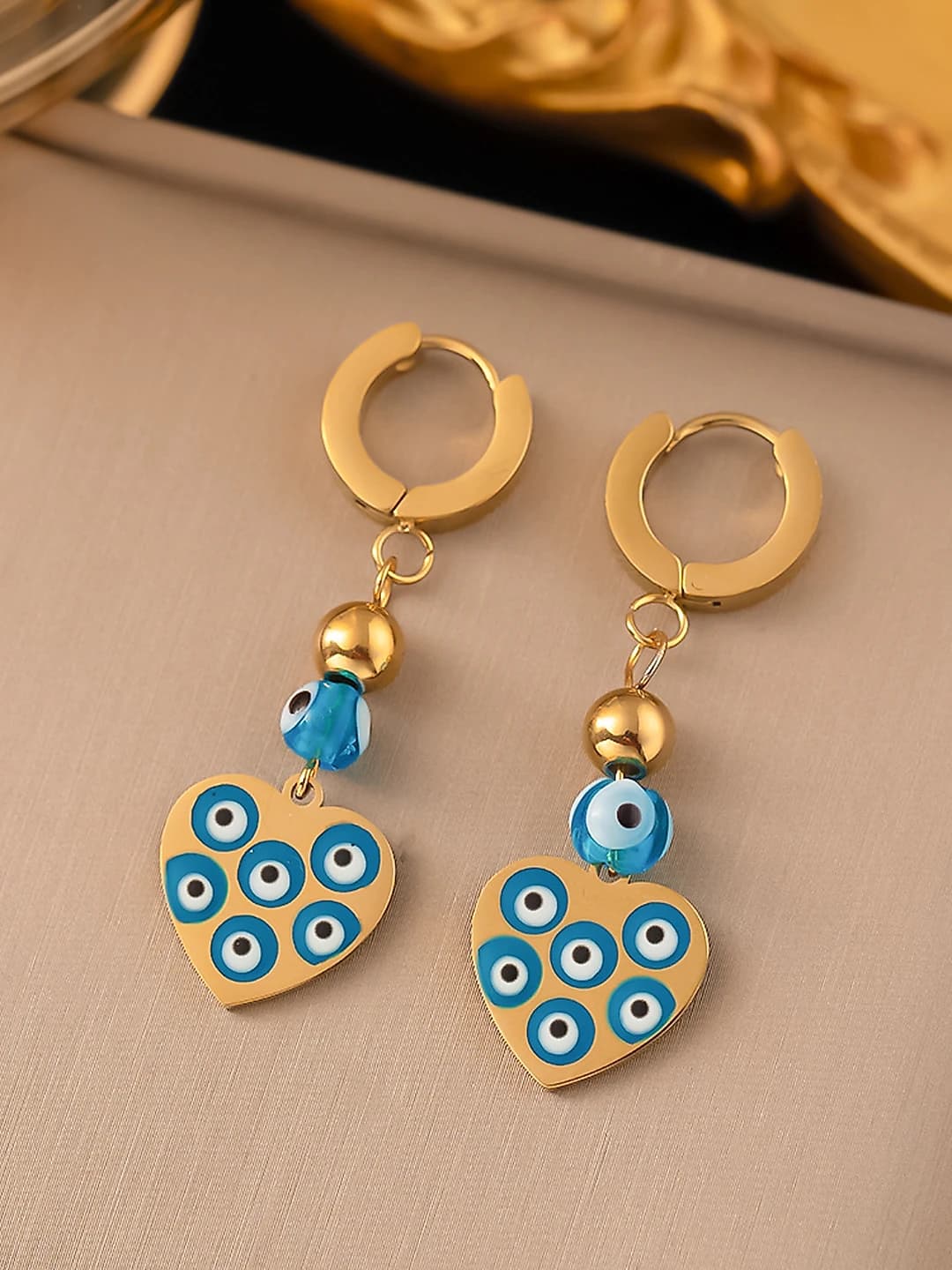 G3024, earrings, gold