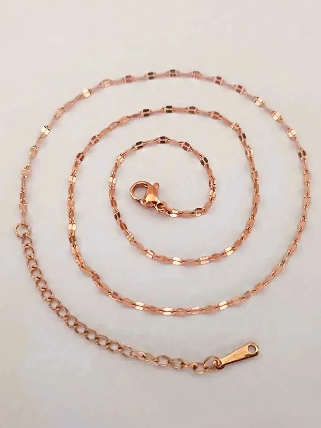 Rose Gold Lip Chain
