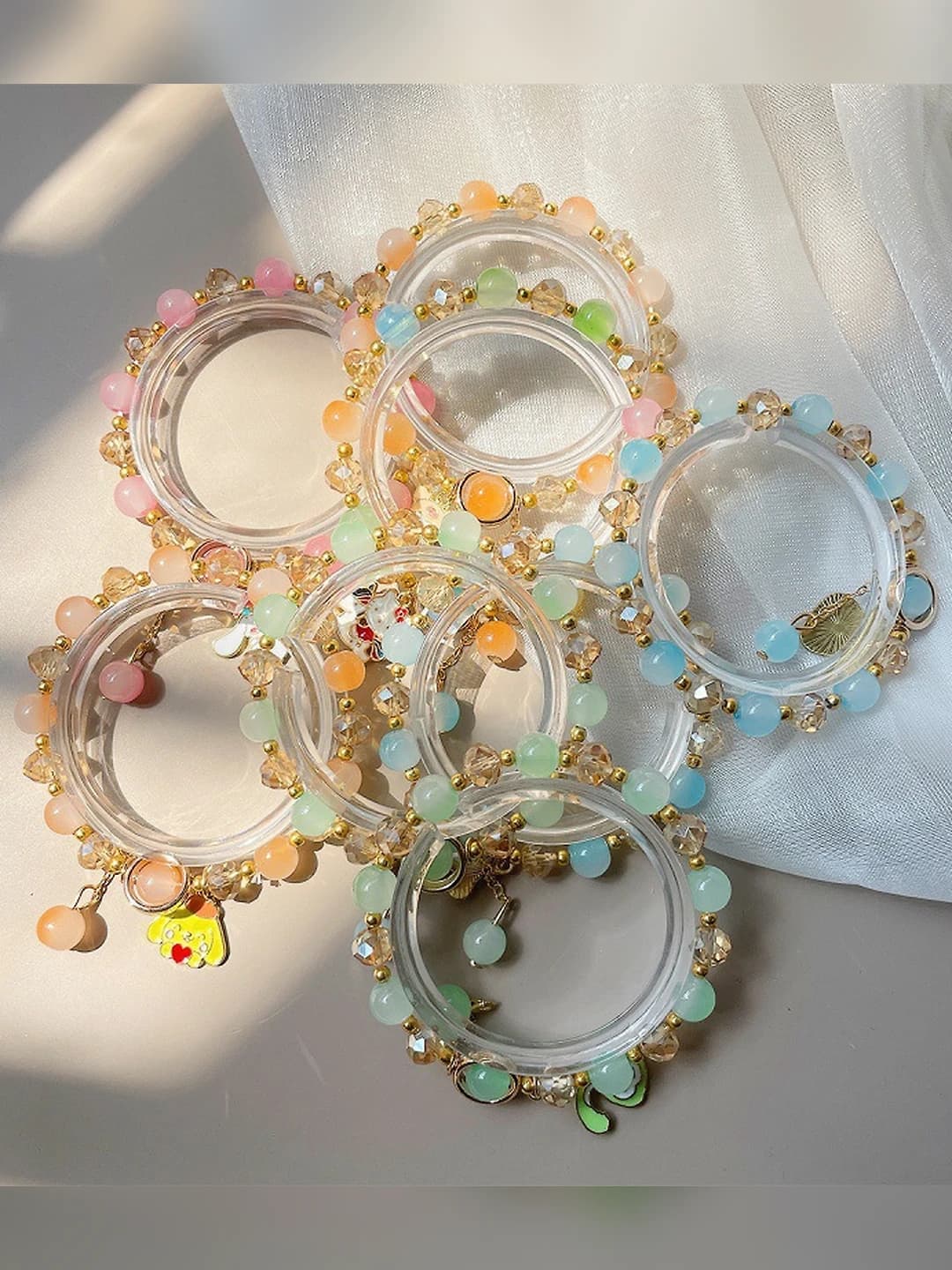 Purple Cinnamoroll clear bracelet #SZ255