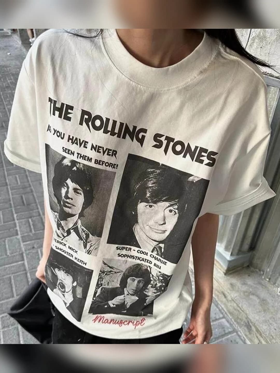 Women's retro printed loose fit short sleeve t-shirt