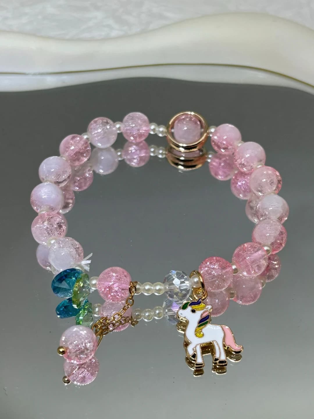 My Little Pony pink cheese bracelet
