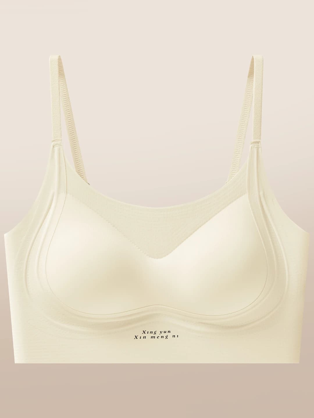 Light apricot (thin cup ≈1.8 cm)