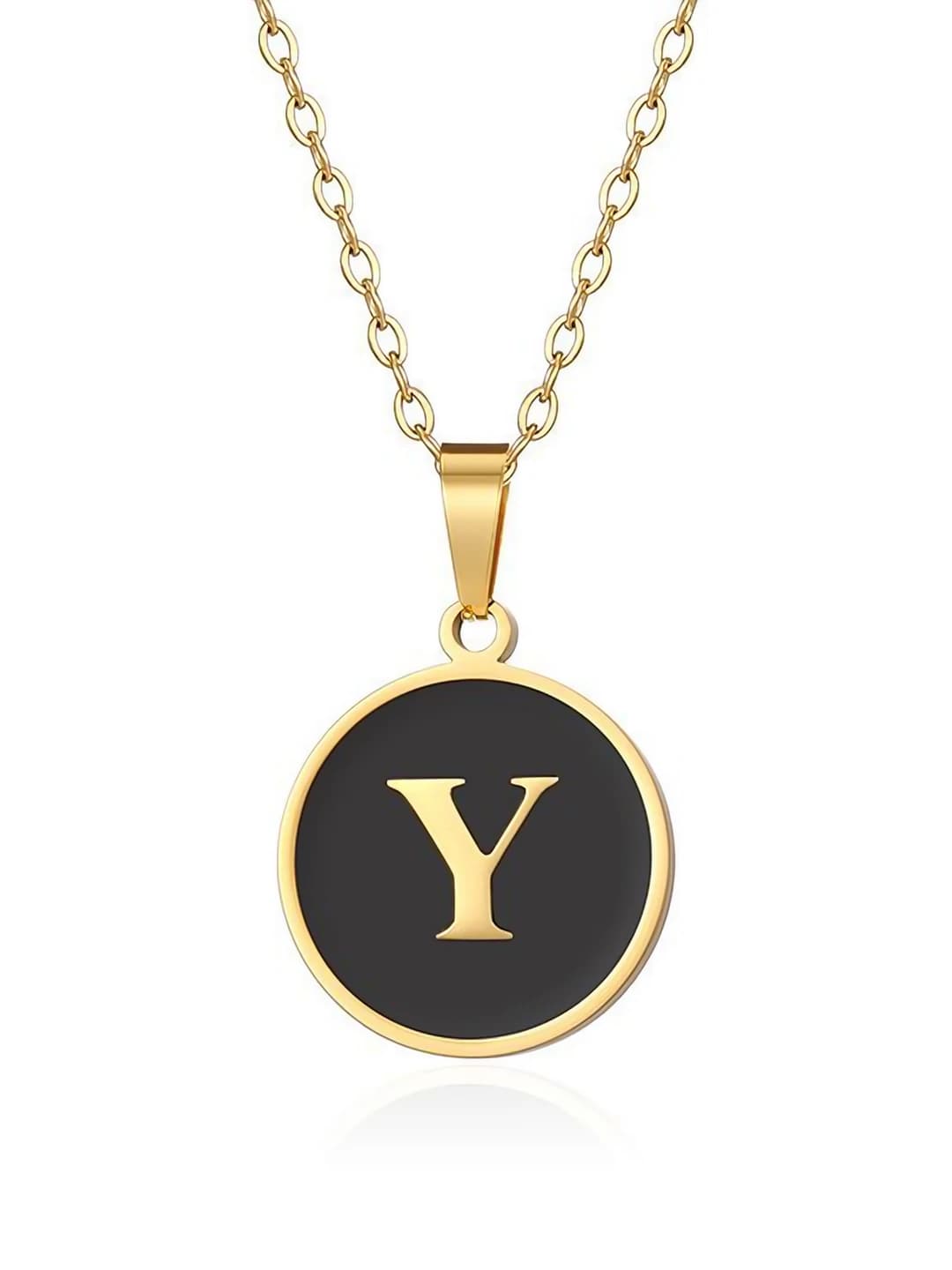 Gold letter Y