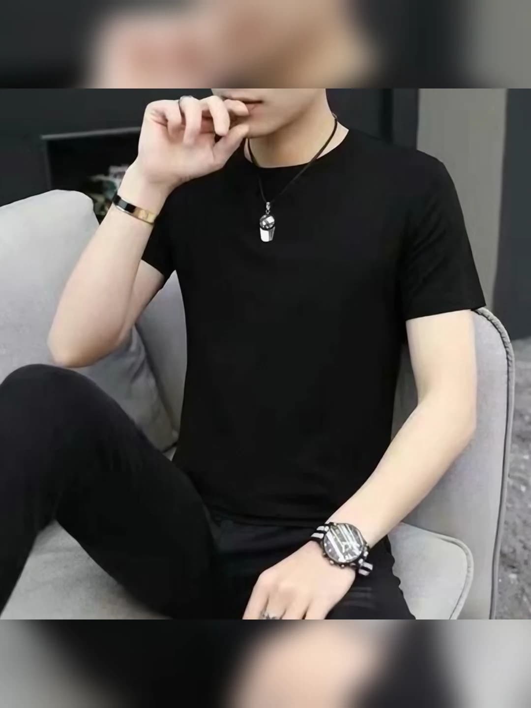 Short sleeve Black