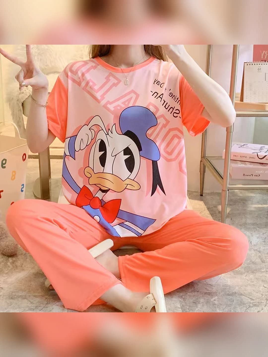 Qisqa-uzoq - To'q sariq Donald