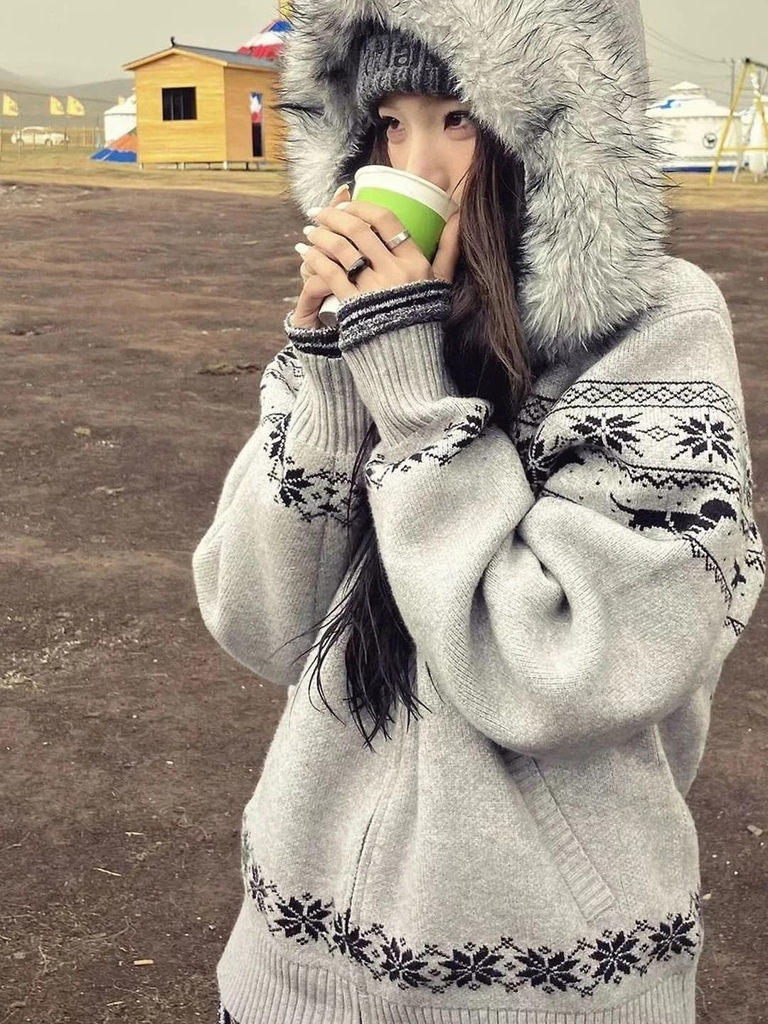 Женский вязаный кардиган на осень, свободный крой, длинный рукав, однотонный, повседневный стиль