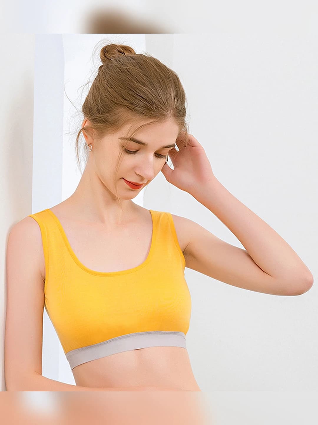 Bright yellow