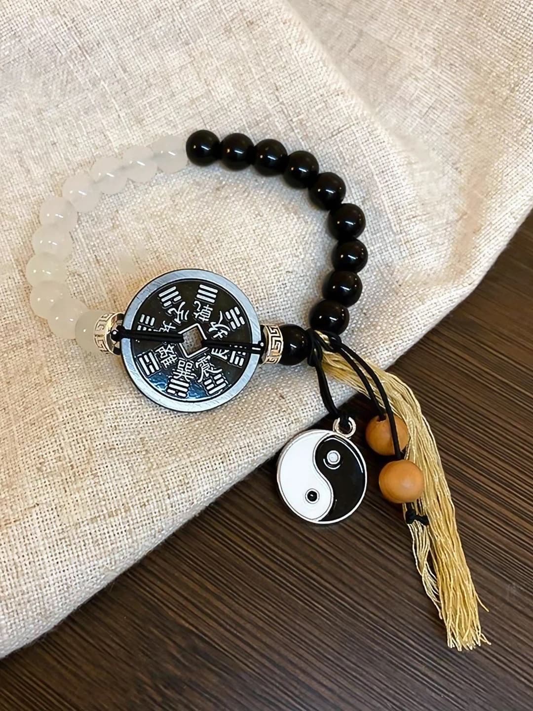 M914 Woven Bagua demon coin beads