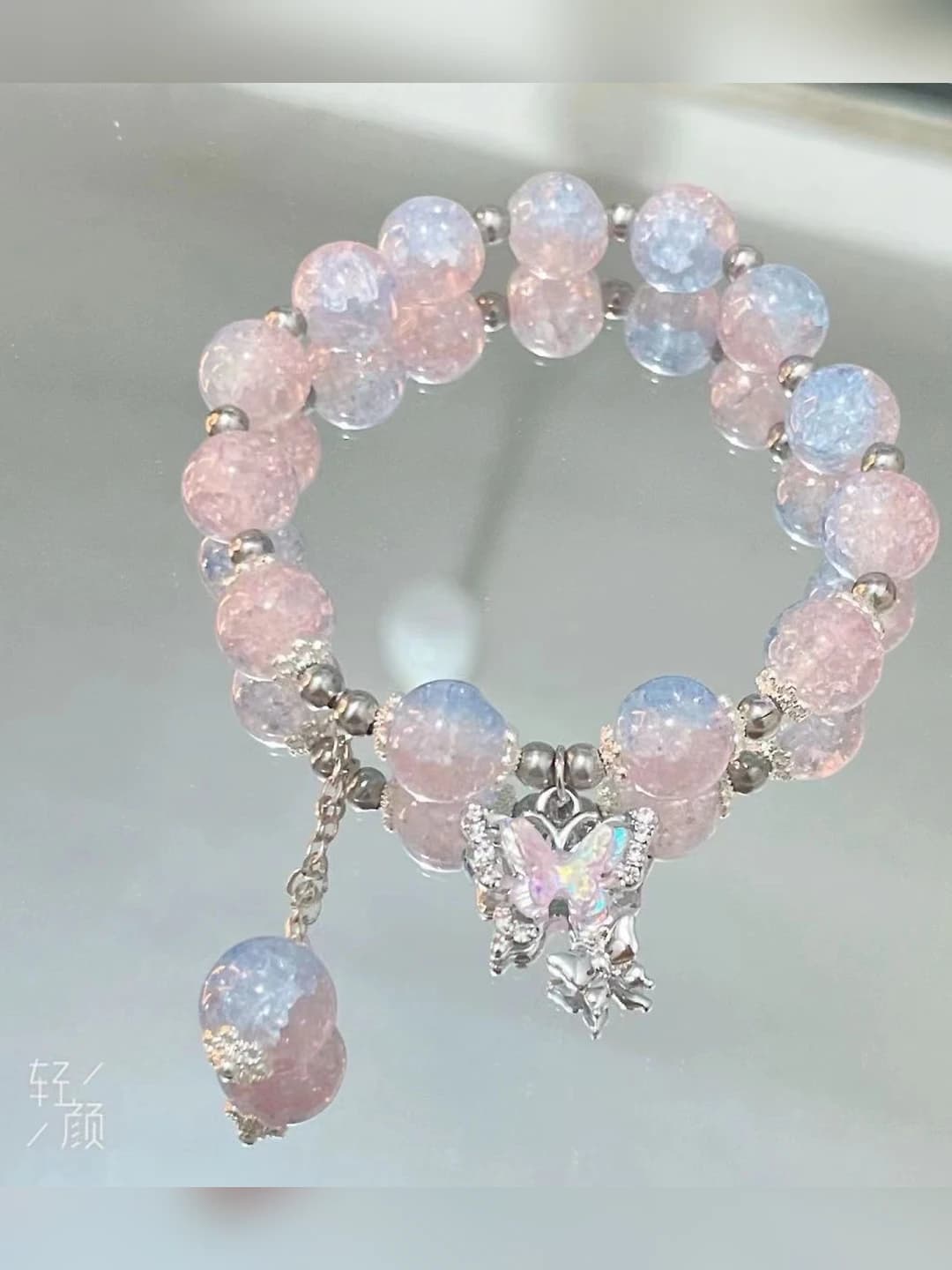 Jade butterfly bracelet