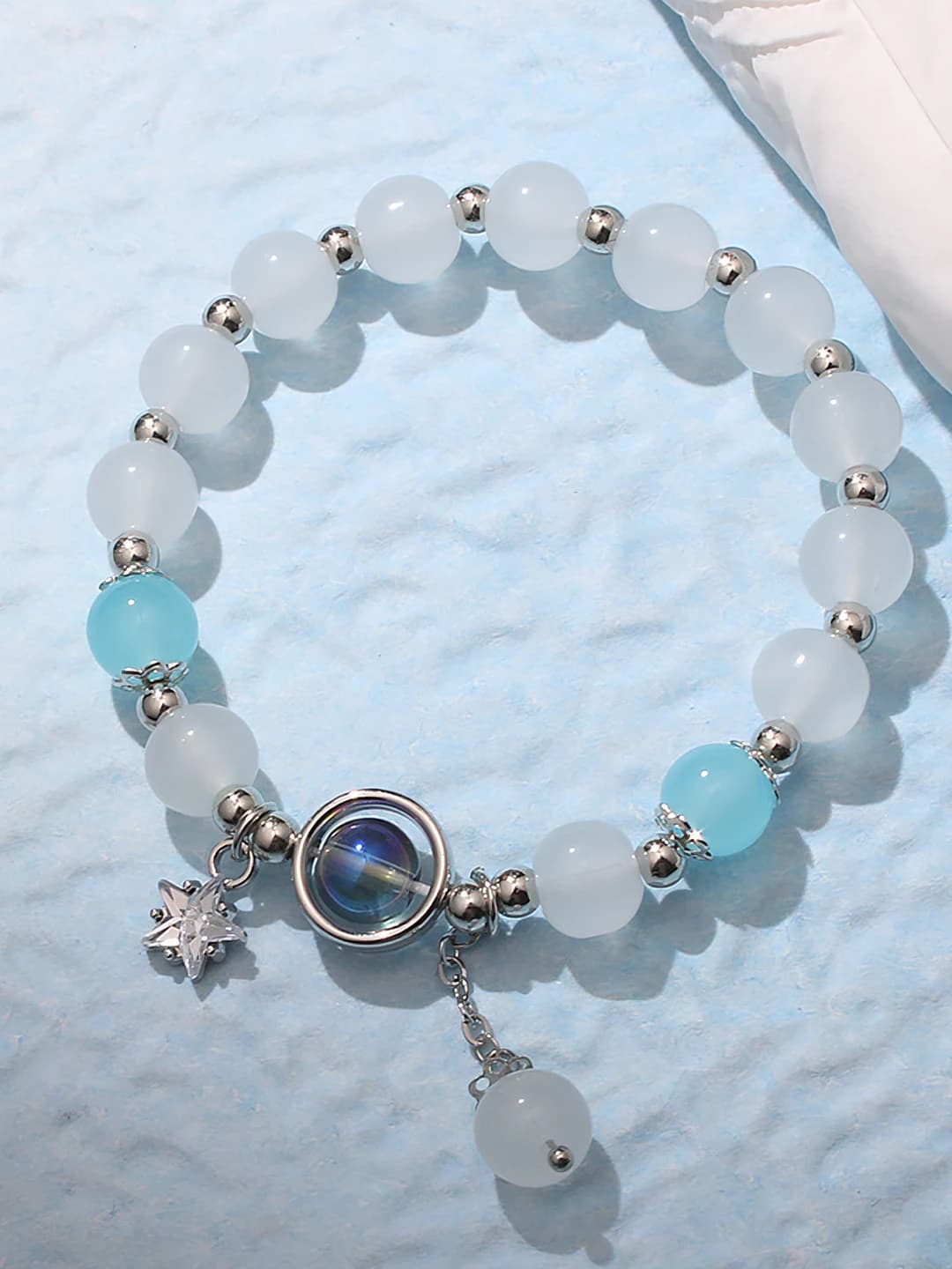 Blue star bracelet