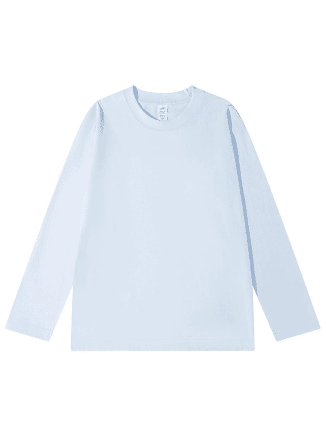 Cream Blue, crew neck, long sleeve