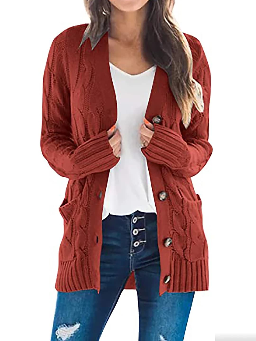 Brick red