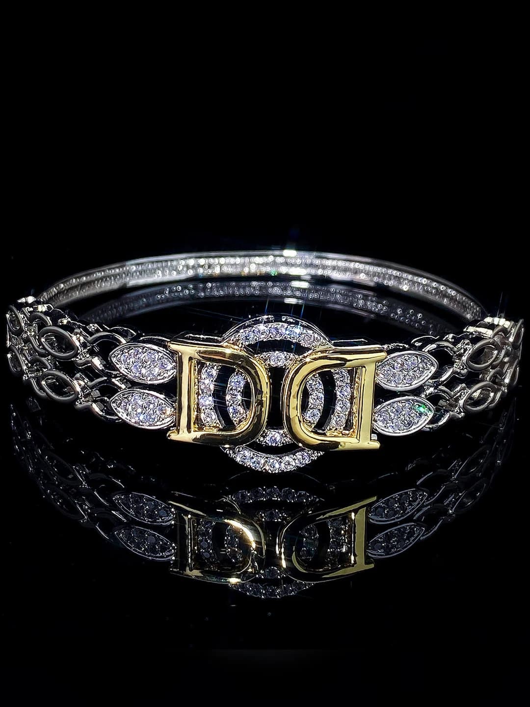 Base silver-Letters gold