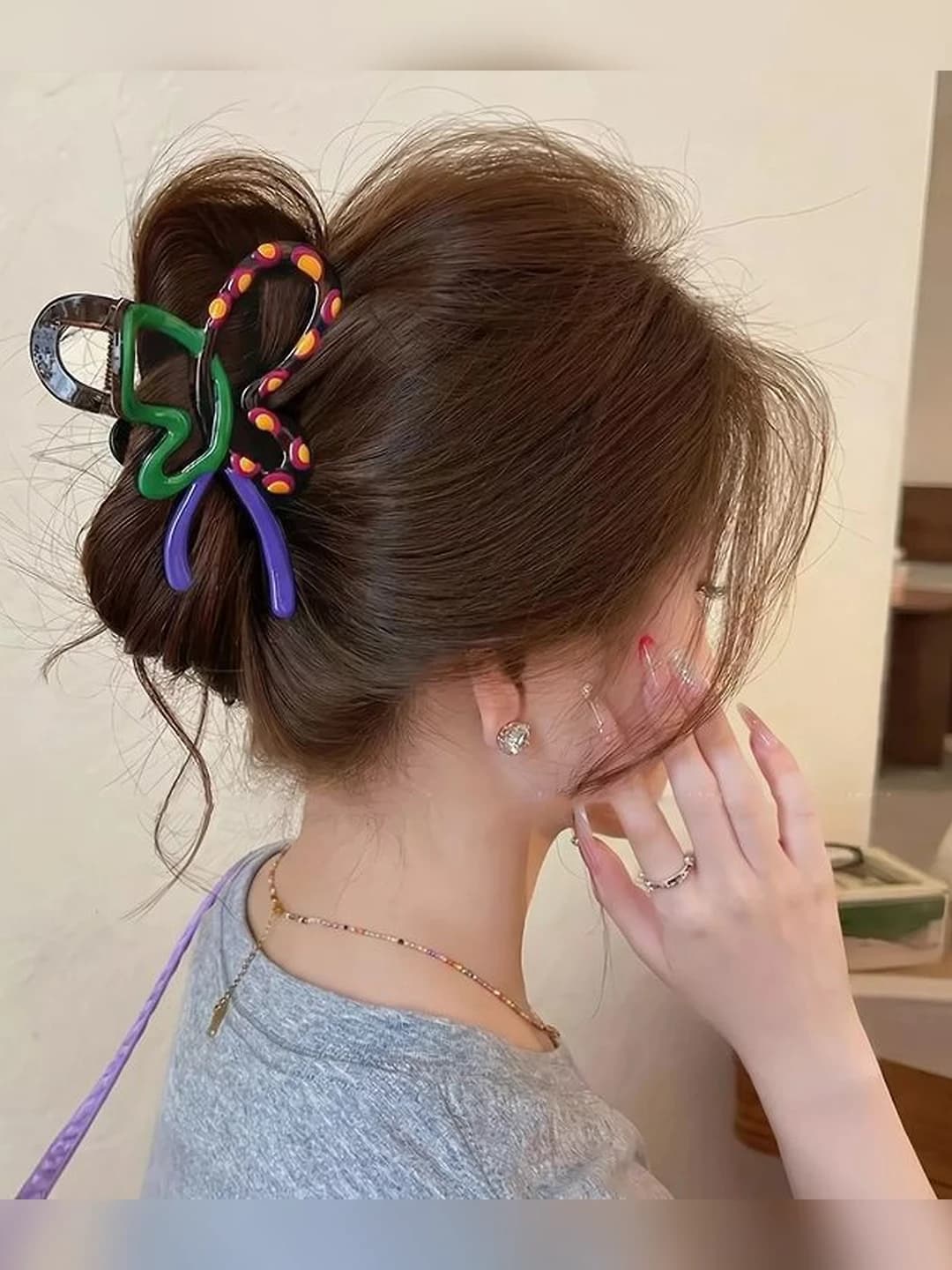 Purple-green, 10 cm