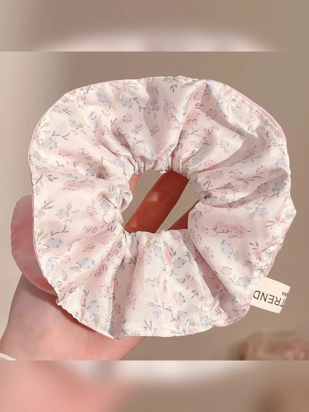 1# Pink floral double layer ~15 cm