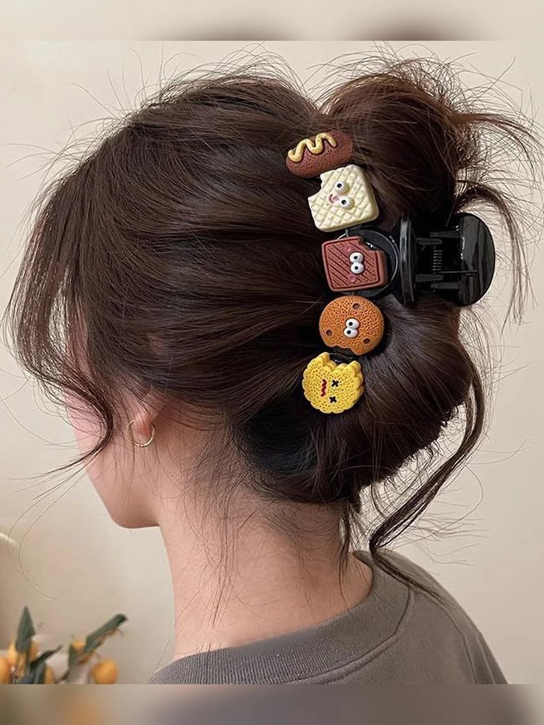 6# Glossy cookie clip, 10.5 cm