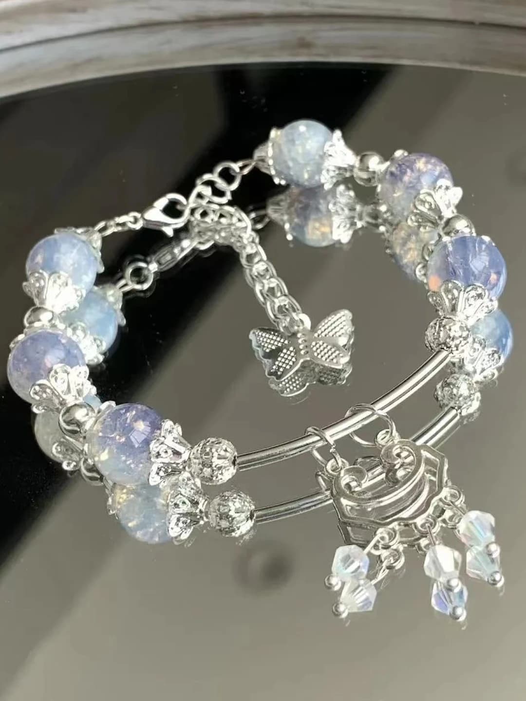 Tassel butterfly bracelet