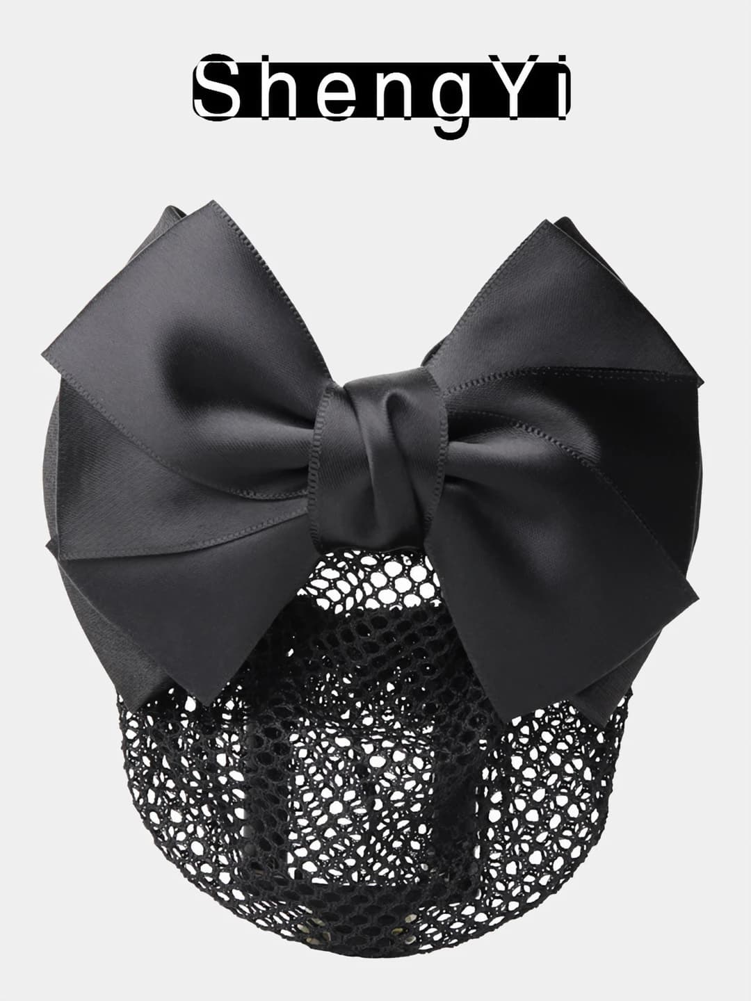 Plain 3-section, black, fine mesh