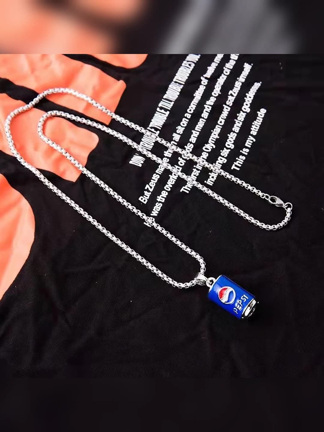 Blue Pepsi can