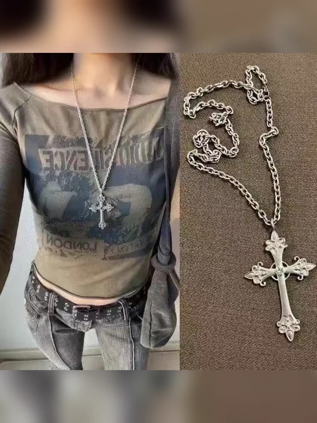 Double layer necklace