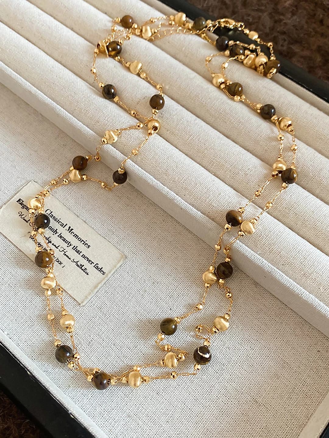 22# Necklace Gold Coffee
